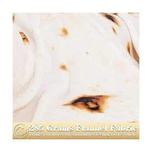 Jorbest Cobija de doble cara con estampado de tortilla_6