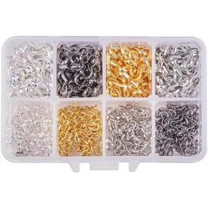 PH PandaHall 640 unids 2 tamaños 4 colores rápidos enlaces