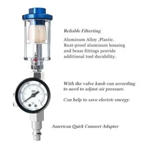 Quickun Filtro separador de aceite de agua ajuste de