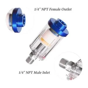 Quickun Filtro separador de aceite de agua ajuste de