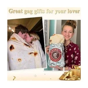 Jorbest Cobija de doble cara con estampado de tortilla_3