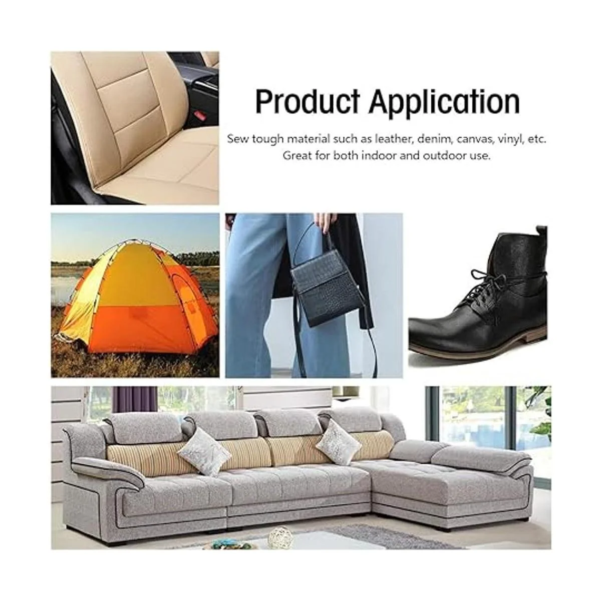 Desirable Life Hilo de coser de nailon N66 de 1500 yardas