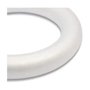 Anillos de corona de espuma blanca para arte y_3