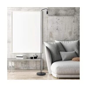 OBright Lámpara de pie industrial para sala de estar_5