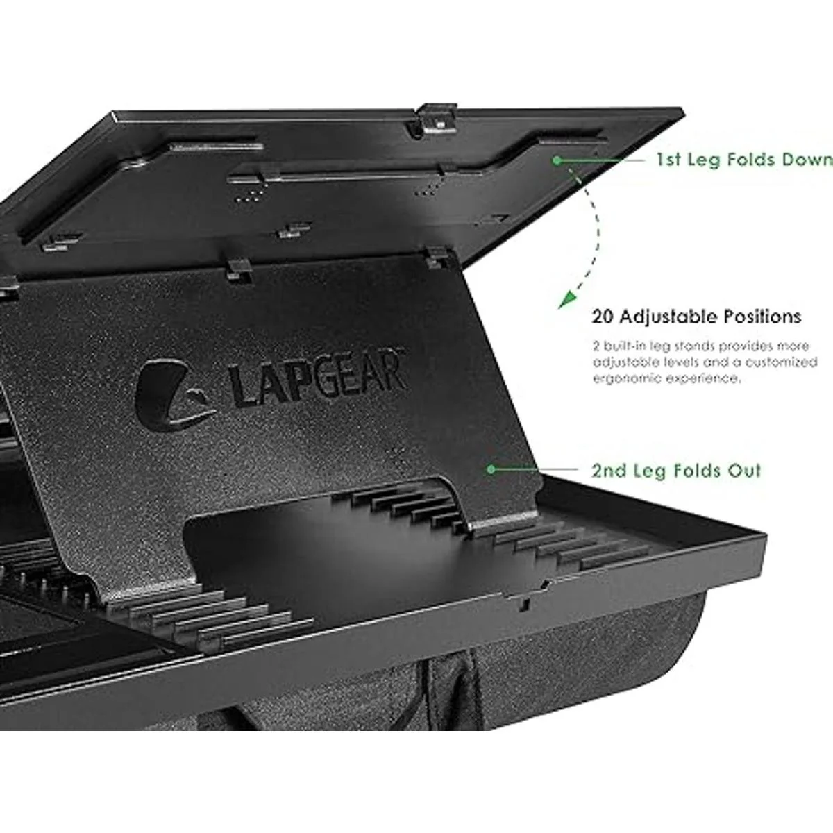 LapGear Ergo Pro Soporte para portátil con 20 ángulos_5