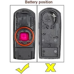 Beefunny Carcasa de repuesto para llave de coche con 4_3
