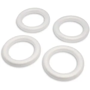 Anillos de corona de espuma blanca para arte y_4