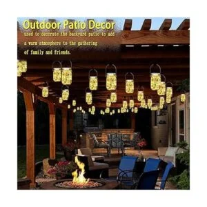 Cooo Paquete de 8 faroles solares para exteriores 30