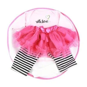 Reborn Dolls Ropa de niña de 22 pulgadas 21.7 in para_3