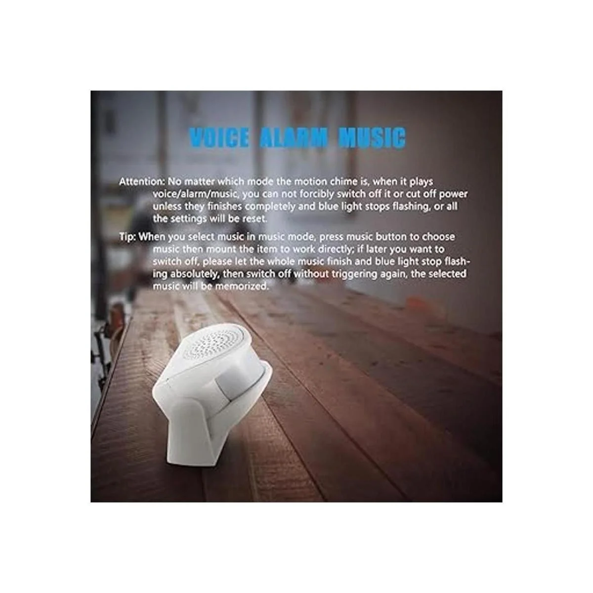 KERUI Timbre de puerta inalámbrico alarma de seguridad_4