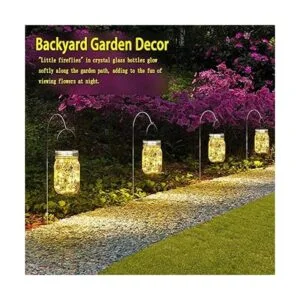 Cooo Paquete de 8 faroles solares para exteriores 30