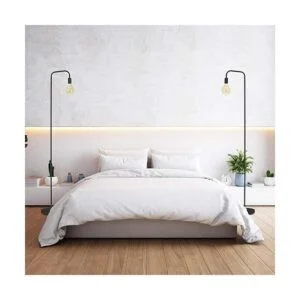 OBright Lámpara de pie industrial para sala de estar_4