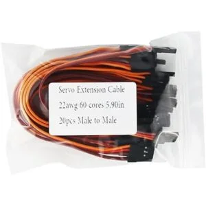 OliYin 20 cables de extensión de cable macho a macho de