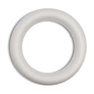 Anillos de corona de espuma blanca para arte y_5