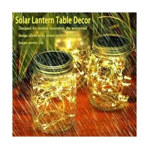 Cooo Paquete de 8 faroles solares para exteriores 30