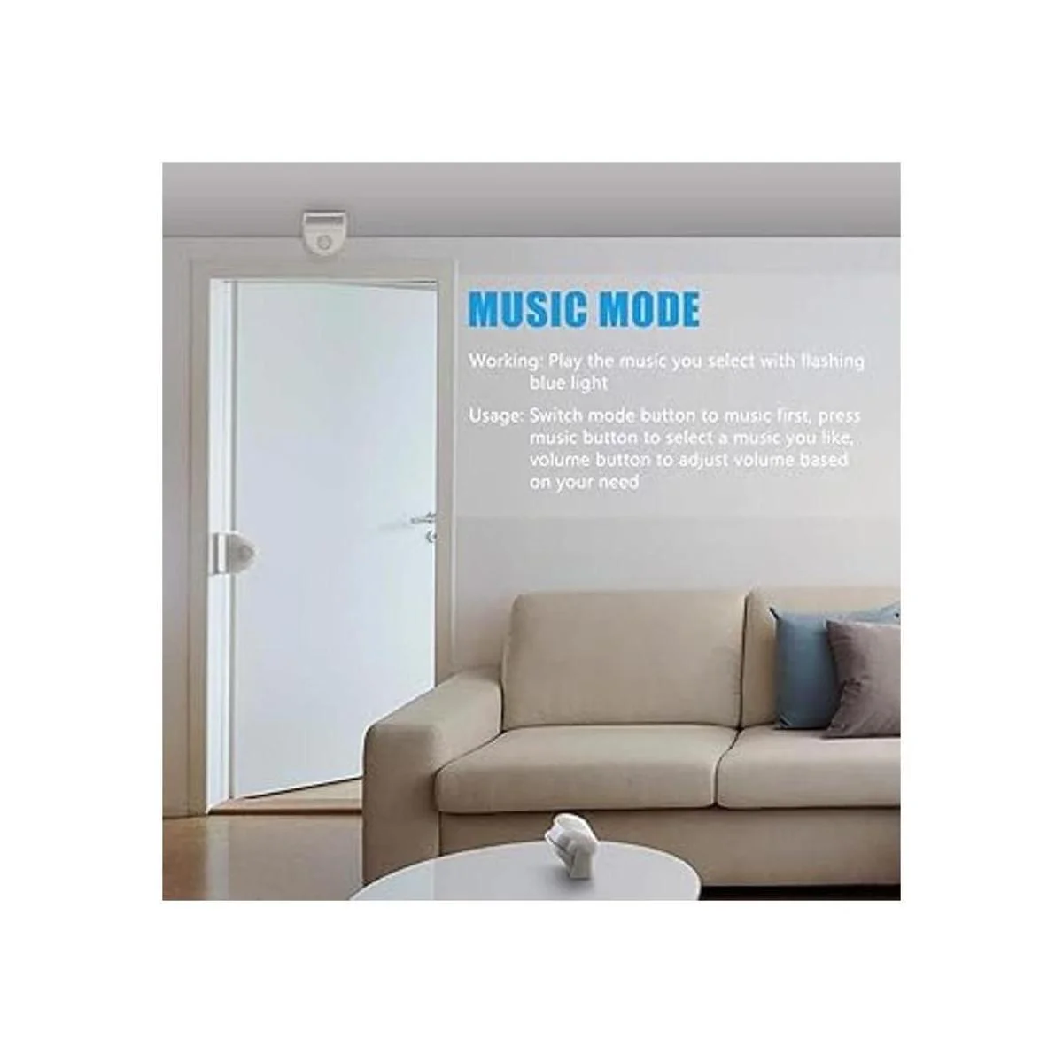 KERUI Timbre de puerta inalámbrico alarma de seguridad_5