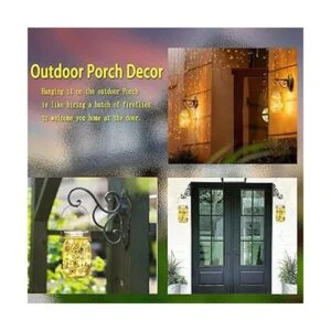 Cooo Paquete de 8 faroles solares para exteriores 30