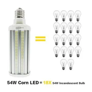 Bombilla LED de maíz de 54 W superbrillante equivalente_3
