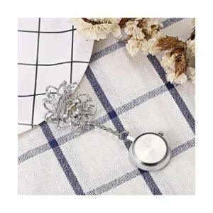 Reloj de enfermería para mujer diseño de hojas broche en_2