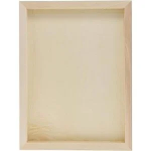 Tableros de panel de madera sin acabar lienzo de madera