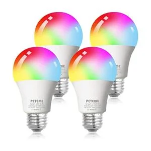 Bombilla inteligente WiFi Alexa Peteme LED RGB cambio de_1