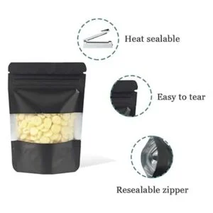 100 bolsas de pie resellables de 3.5 x 5.1 pulgadas color_2