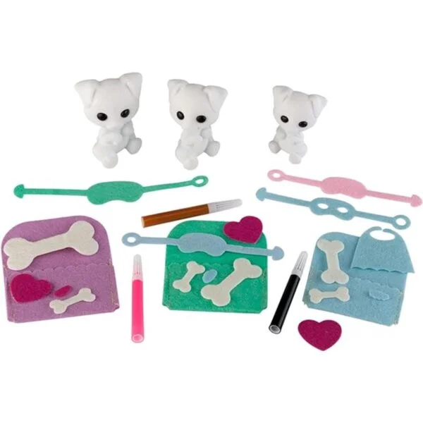PlayMonster Fuzzikins Dozy Dogs Craft Playset