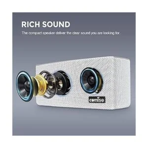 COMISO Altavoces Bluetooth altavoz inalámbrico portátil_2
