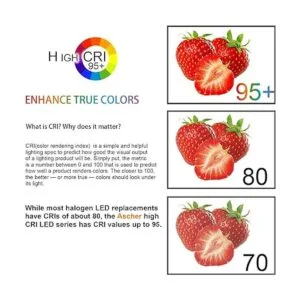 Ascher Bombillas LED de estilo vintage que imitan una_3