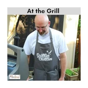 Delantal de chef para hombre delantal de cocina delantal