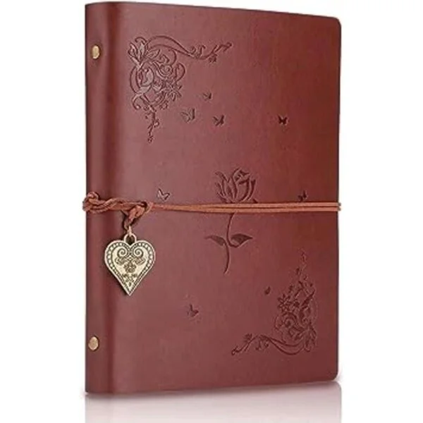 Cuaderno A5 de cuero para niñas cuaderno de bocetos de