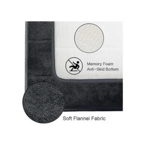 BETUS Tapete de inodoro de espuma viscoelástica en forma