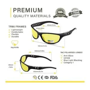 Gafas de conducción nocturna antirreflejos lentes de_2