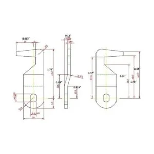 Homak Cerradura tubular de repuesto para caja de_3