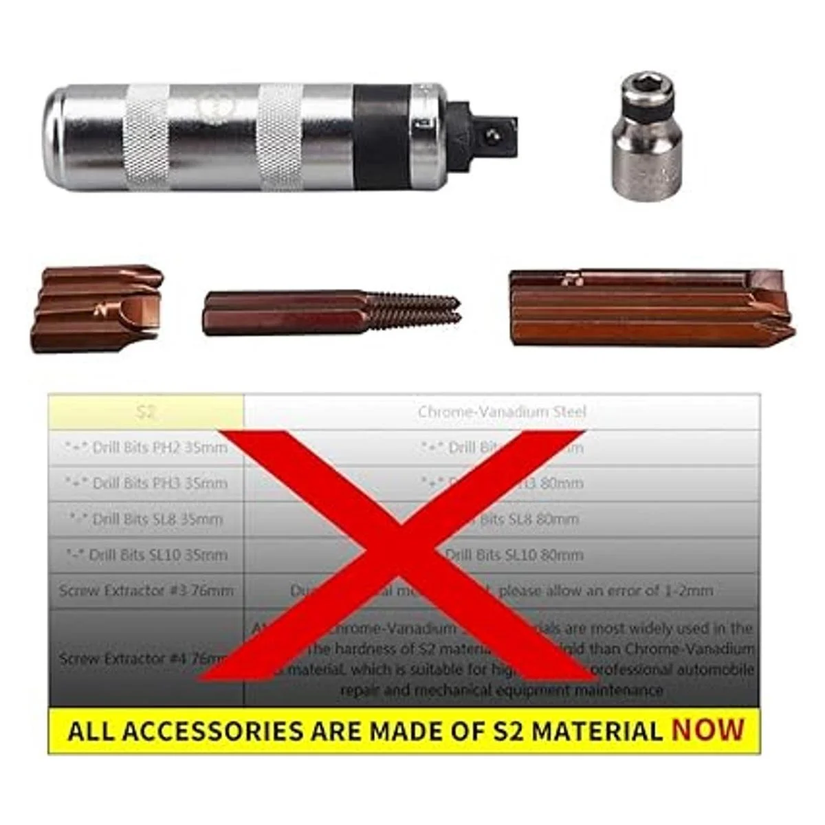 AKM Juego de destornilladores de impacto reversibles_2