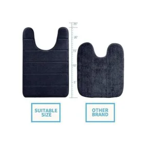 BETUS Tapete de inodoro de espuma viscoelástica en forma