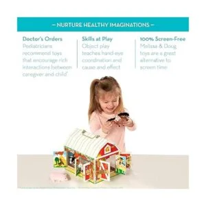 Melissa Doug Juguete de granero con pestillo juguete de_3