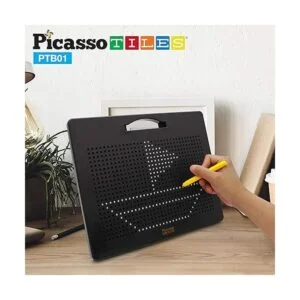 PicassoTiles Tablero de dibujo magnético de 12 x 10_6