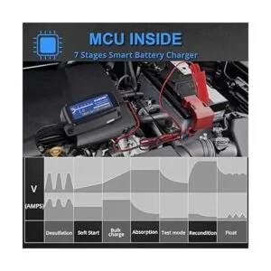 ADPOW Cargador de batería inteligente automático de 5 A_2