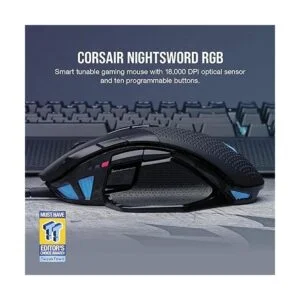 Corsair Nightsword RGB Ratón ergonómico óptico para_2