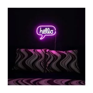 Isaac Jacobs Letrero de pared LED de neón de 17 x 12_5