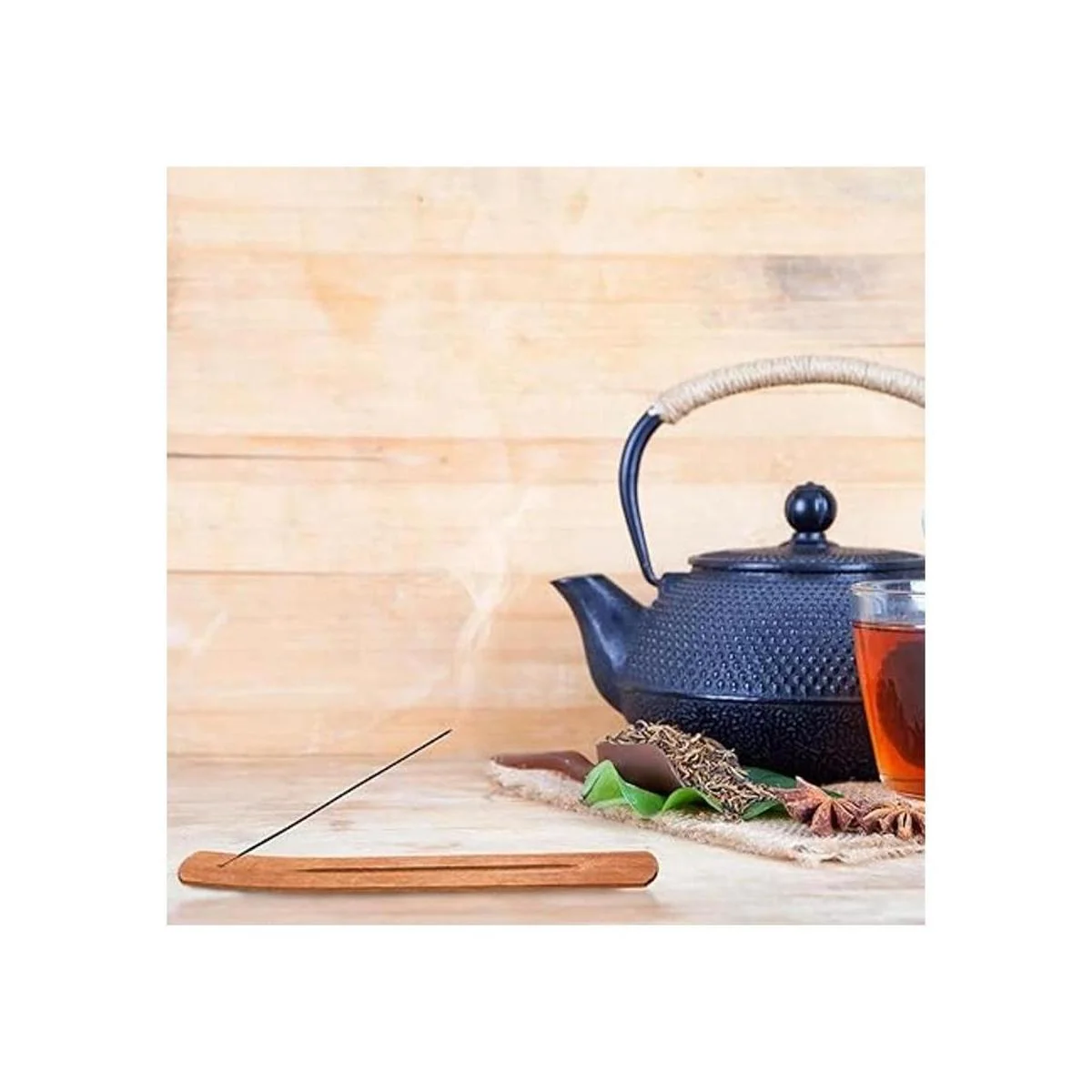 Boao 5 piezas de varillas de incienso soporte quemador de