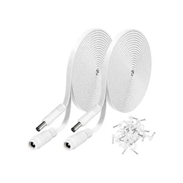 Paquete de 2 cables de extensión de alimentación CC de 20
