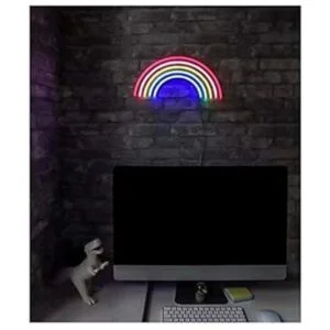 Isaac Jacobs Letrero de pared LED de neón de 15 x 7.5