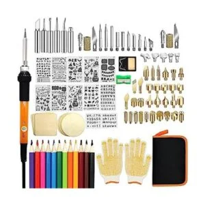 Kit de combustión de madera 110 piezas de herramientas de_1