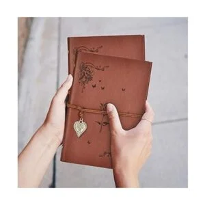 Cuaderno A5 de cuero para niñas cuaderno de bocetos de