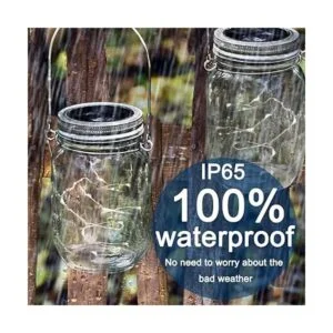 Juego de 8 luces solares para tarros 15 luces LED_5