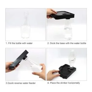 SLSON Alimentador de agua para reptiles dispensador de