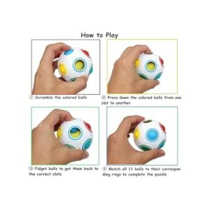 Juego de 2 piezas de 2 juguetes aliviar el estrés del_4