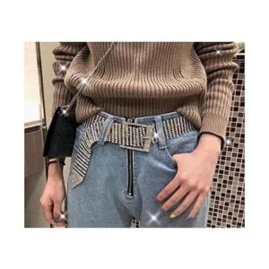 KAOYOO 3 filas 1 yarda 0.157 in cristal Rhinestone cierre